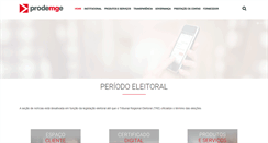 Desktop Screenshot of prodemge.gov.br
